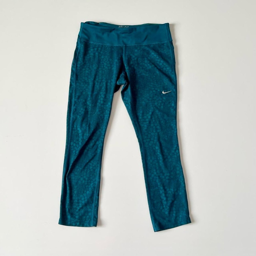 Nike dri-fit running leggings in green